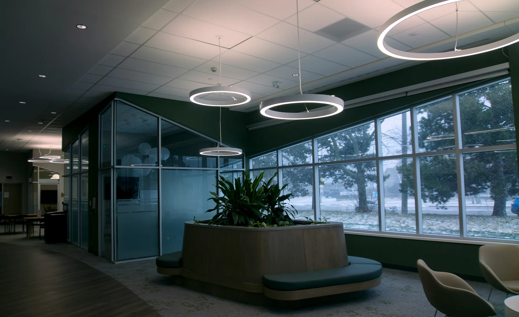 Modern office environment